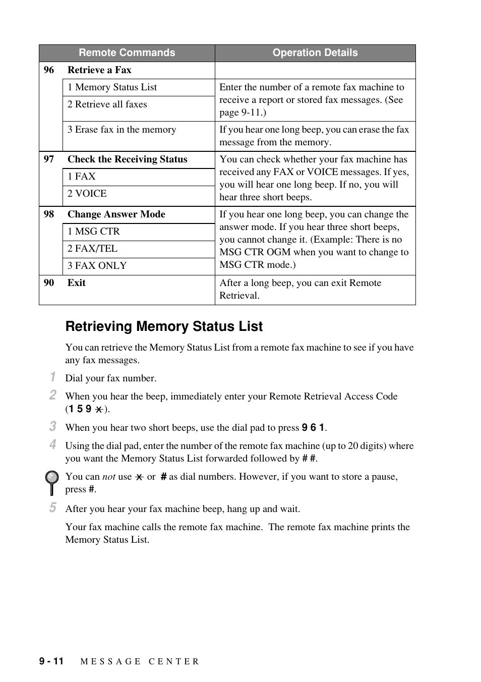 Brother Fax-885MC User Manual | Page 80 / 108