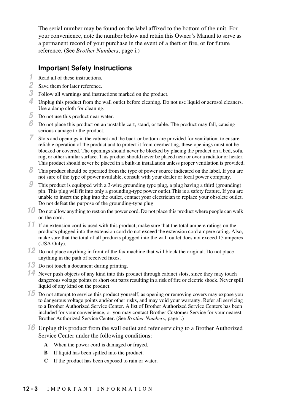 Brother Fax-885MC User Manual | Page 88 / 108