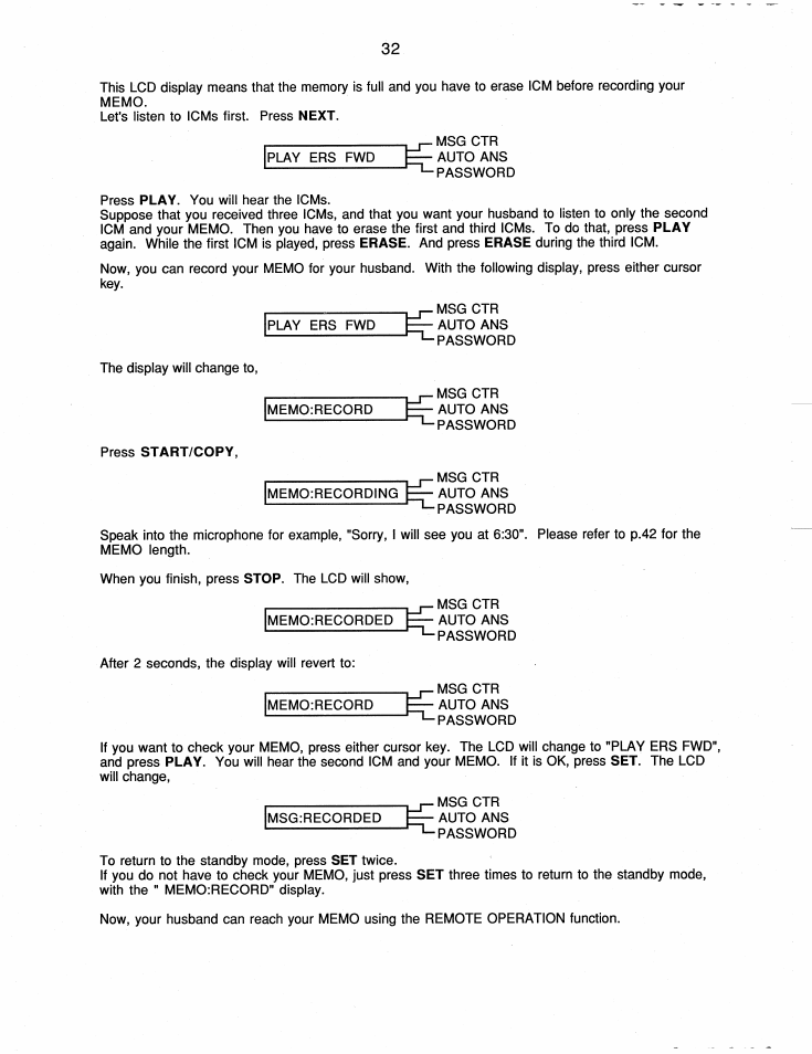 Brother FAX-220 User Manual | Page 42 / 76