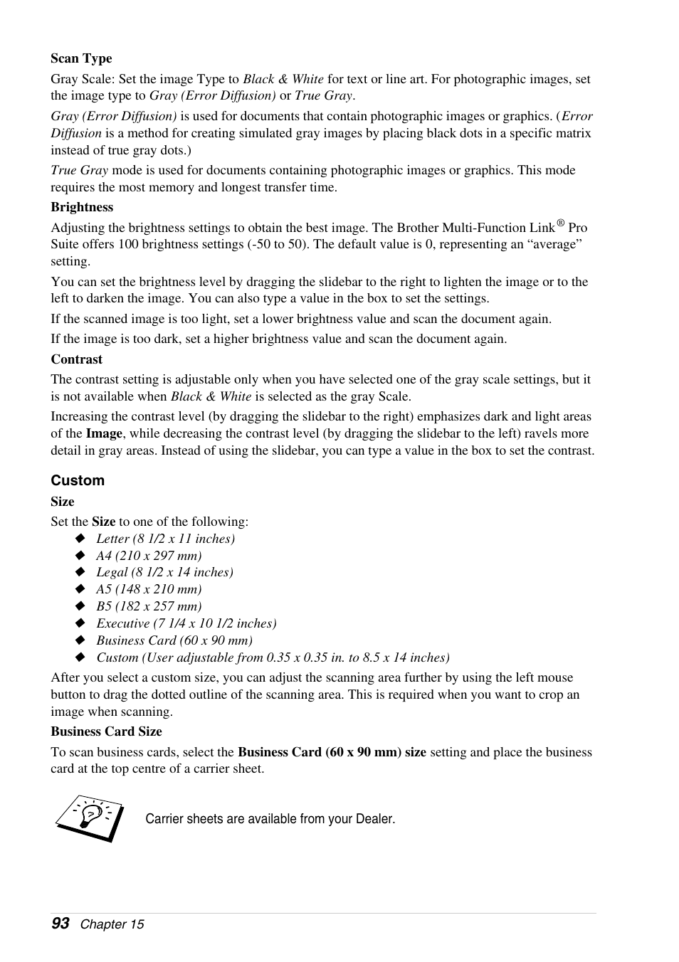Brother 4800 User Manual | Page 104 / 174