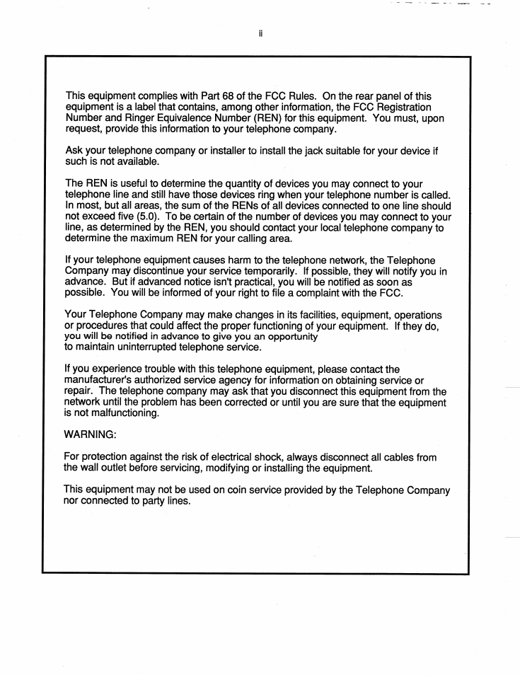 Brother FAX-210 User Manual | Page 4 / 68