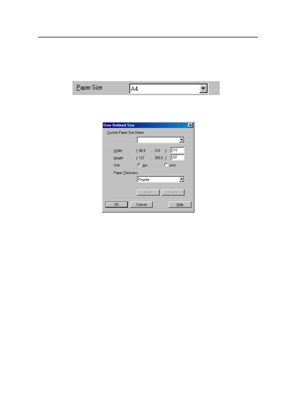 Paper size, Paper size -6 | Brother DCP-4020C User Manual | Page 84 / 227
