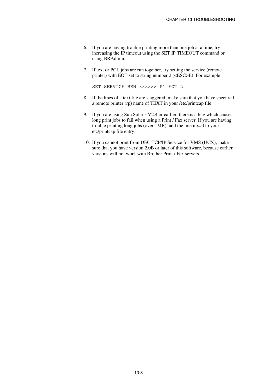 Brother NC8100H User Manual | Page 134 / 181
