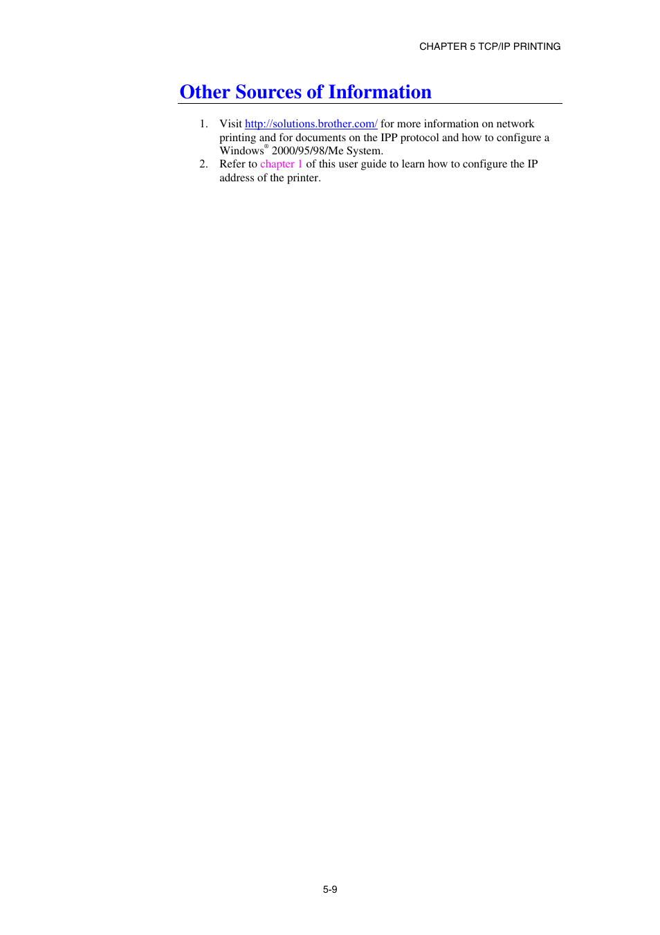Other sources of information | Brother NC8100H User Manual | Page 64 / 181