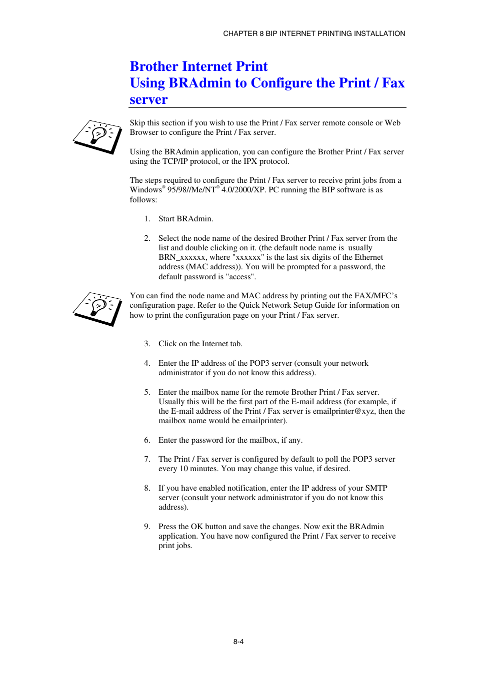 Brother NC8100H User Manual | Page 79 / 181