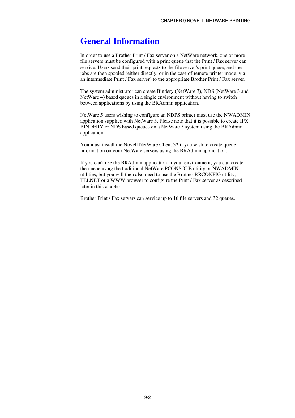 General information | Brother NC8100H User Manual | Page 89 / 181