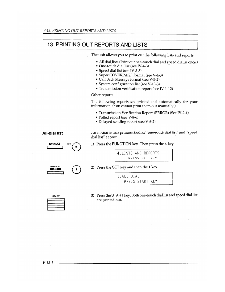 Printing out reports and lists | Brother FAX-400 User Manual | Page 16 / 132