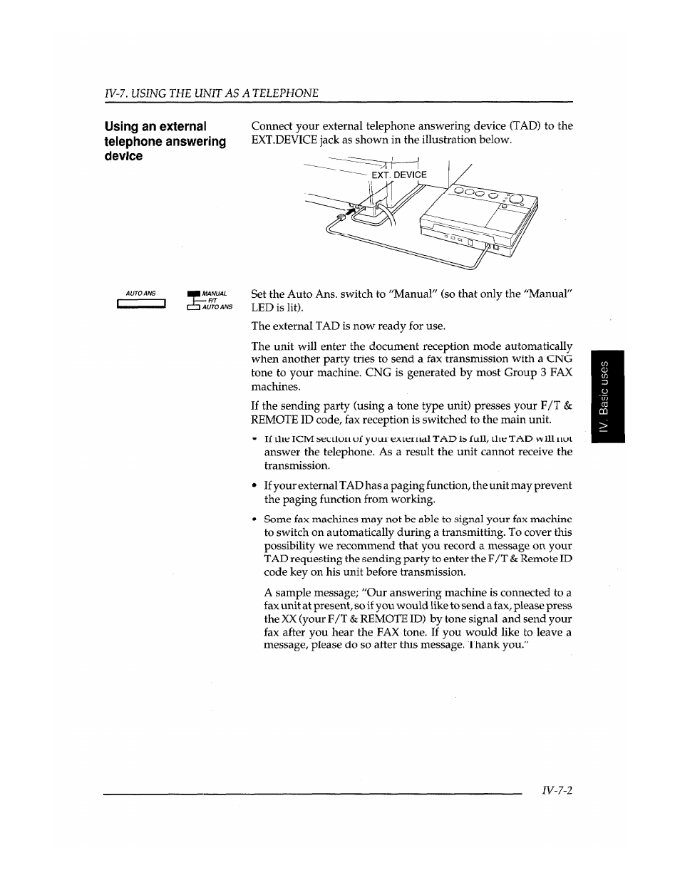 Brother FAX-400 User Manual | Page 45 / 132