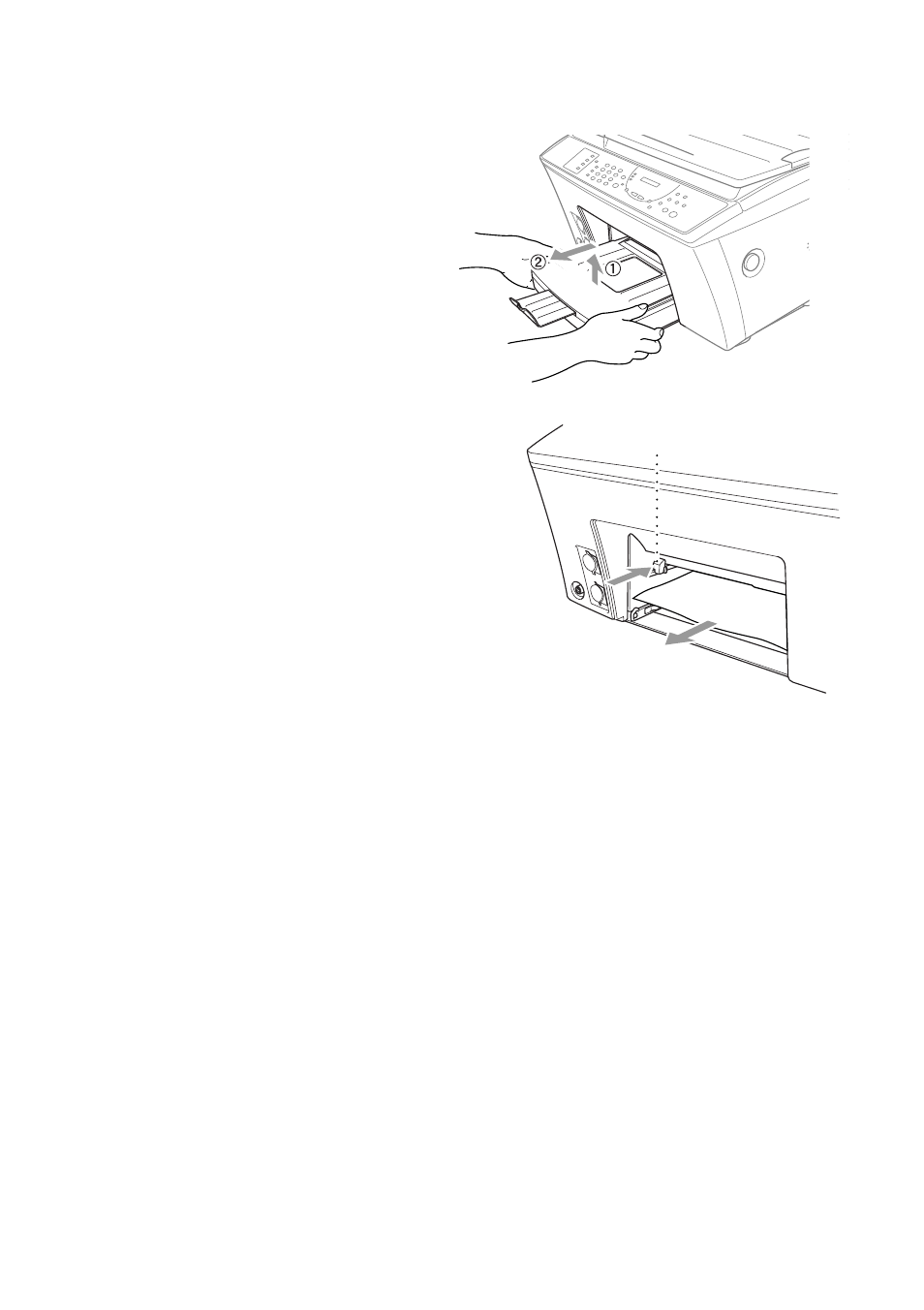 Paper is jammed inside the mfc, Paper is jammed inside the mfc -5, Paper is jammed inside the mfc 1 | Brother MFC 9200C User Manual | Page 215 / 244