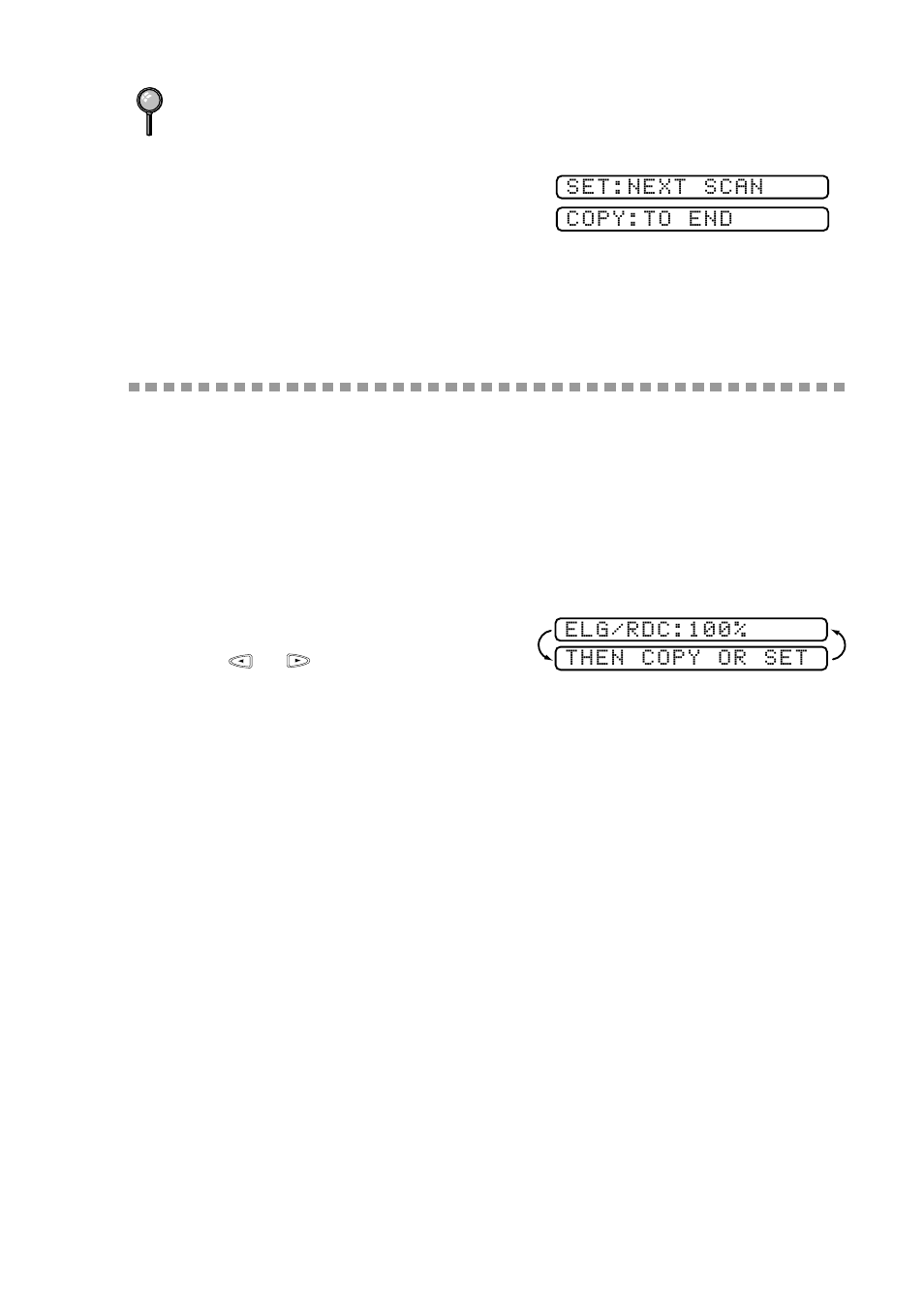 Temporary copy settings, Using the enlarge/reduce key, Temporary copy settings -3 | Photo brightness, Using the enlarge/reduce key 1 | Brother MFC 9200C User Manual | Page 87 / 244