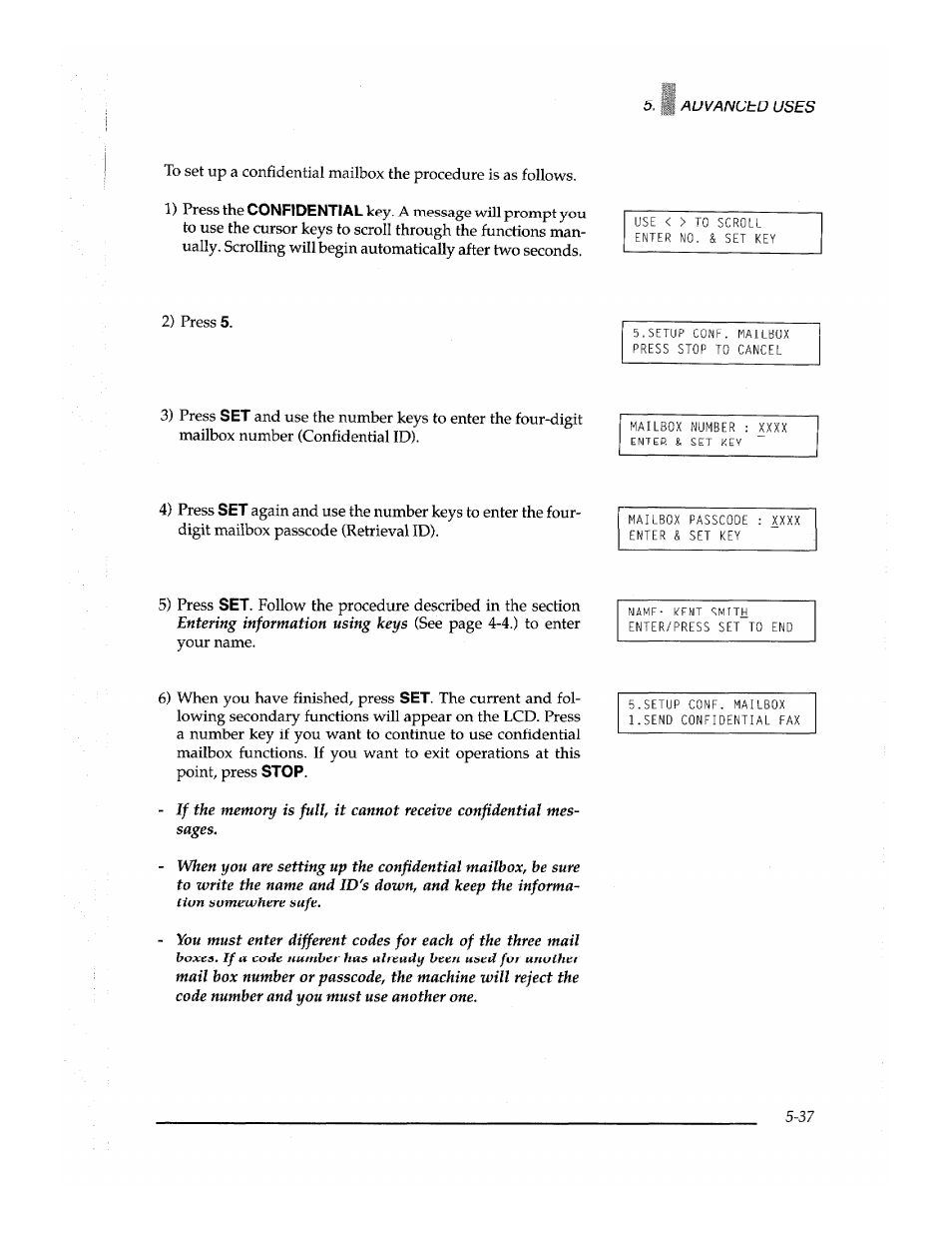 Brother Fax-700 User Manual | Page 117 / 148