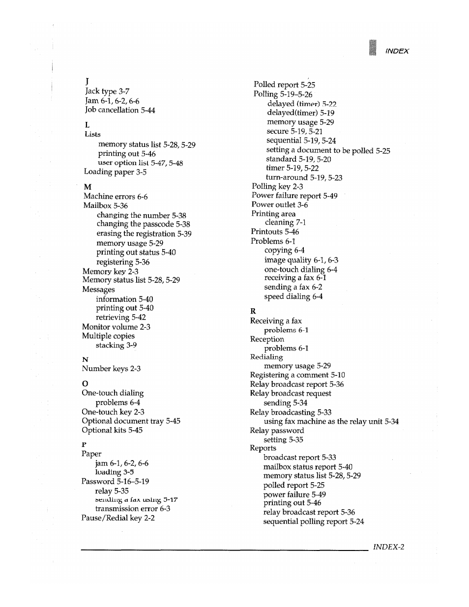 Brother Fax-700 User Manual | Page 145 / 148