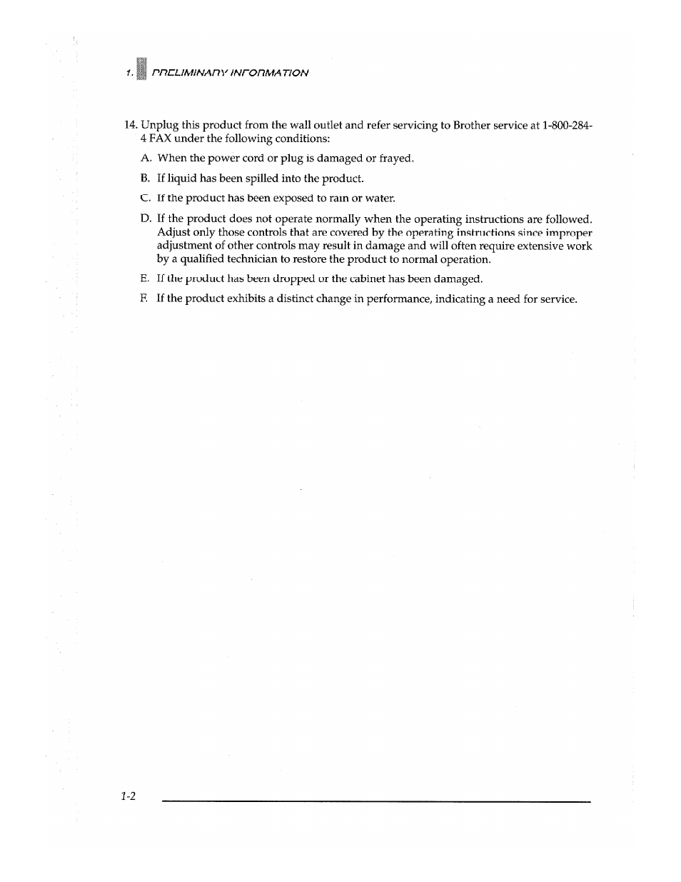 Brother Fax-700 User Manual | Page 18 / 148