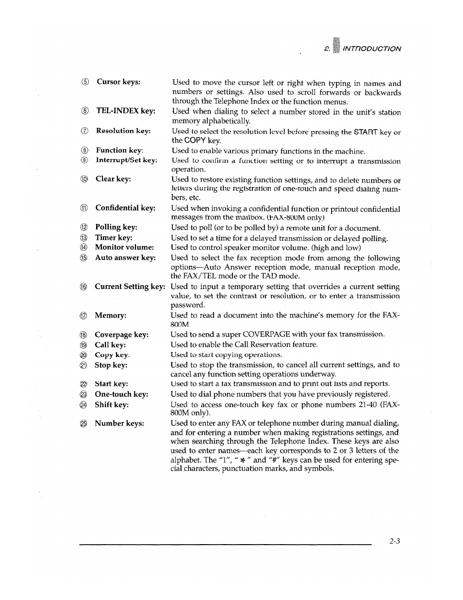 Brother Fax-700 User Manual | Page 23 / 148