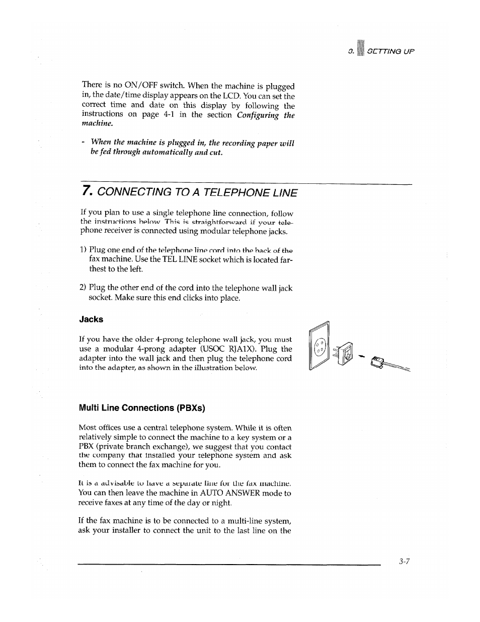 Brother Fax-700 User Manual | Page 31 / 148