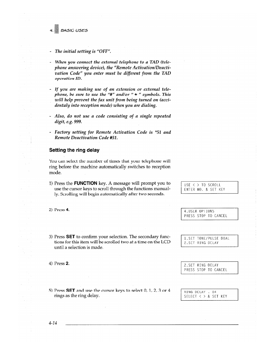 Brother Fax-700 User Manual | Page 48 / 148