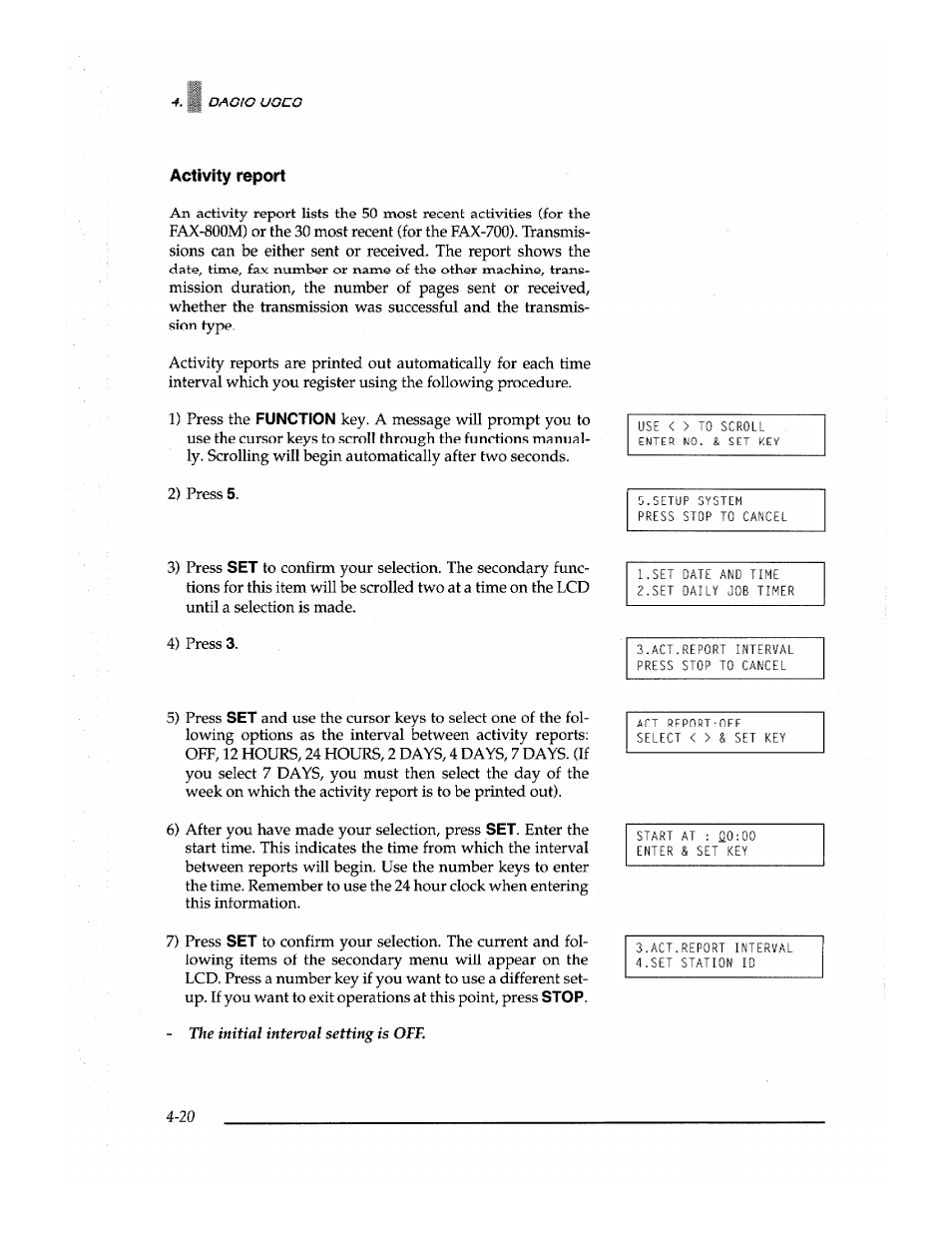 Brother Fax-700 User Manual | Page 54 / 148
