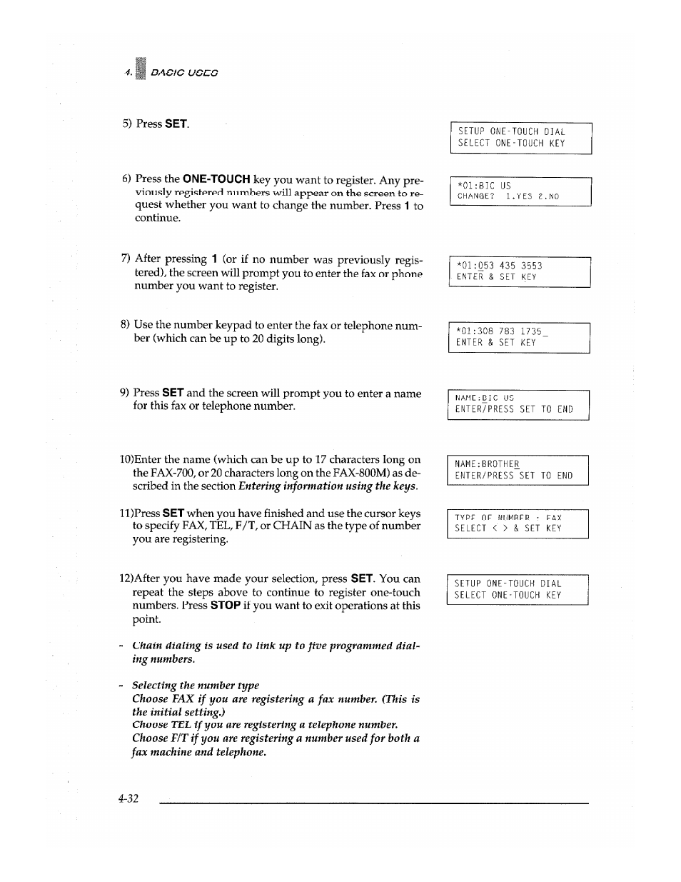 Brother Fax-700 User Manual | Page 66 / 148