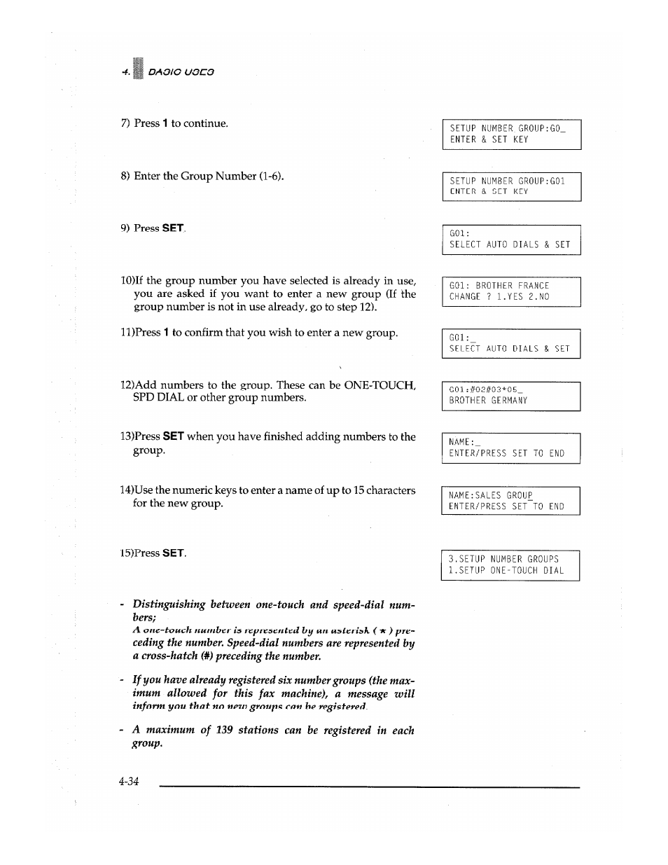Brother Fax-700 User Manual | Page 68 / 148