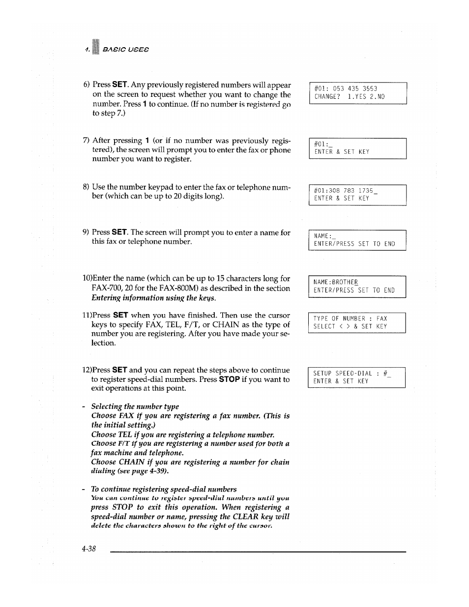 Brother Fax-700 User Manual | Page 72 / 148