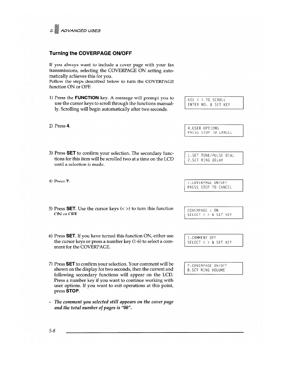 Brother Fax-700 User Manual | Page 88 / 148