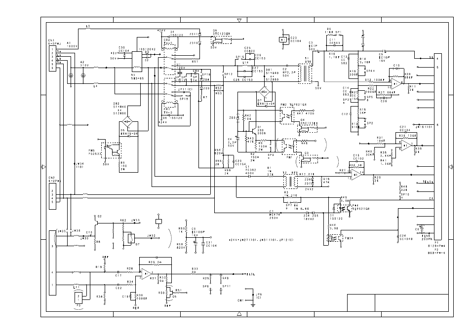 Cncu pcb 1/2 | Brother FAX-8650P User Manual | Page 187 / 196