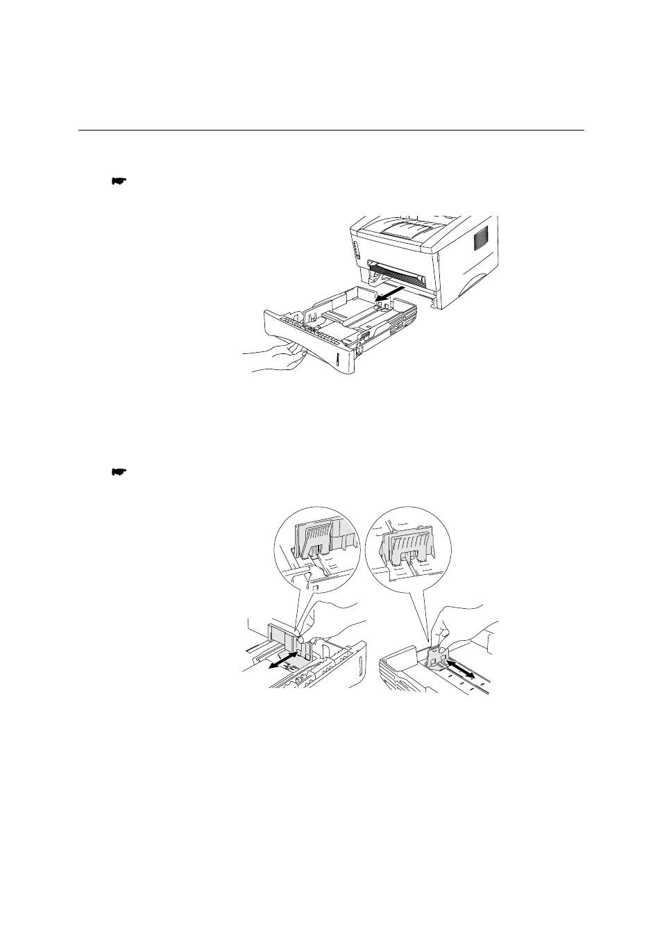 How to load paper in the paper cassette, How to load paper in the paper cassette -16 | Brother HL 1270N User Manual | Page 24 / 117