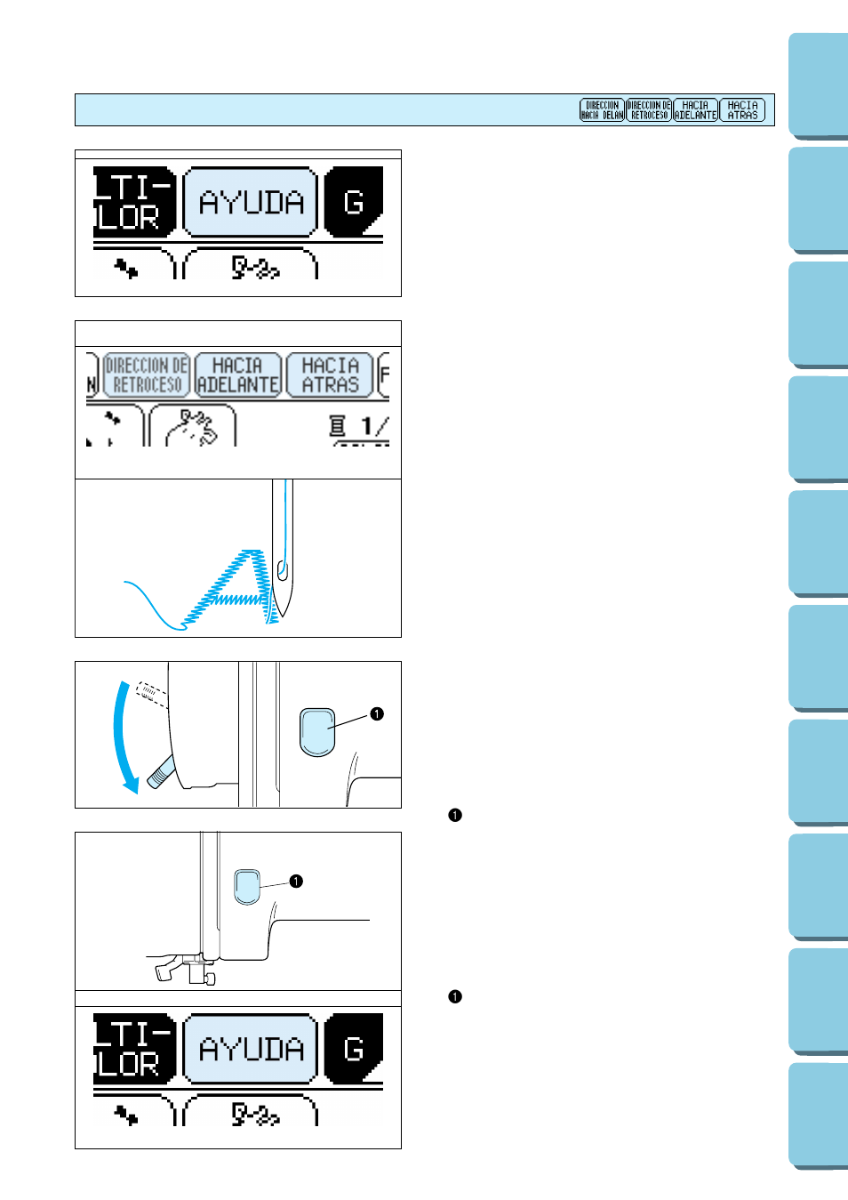 Si el hilo se rompe durante el bordado | Brother PERSONAL EMBROIDERY SYSTEM PE-150 User Manual | Page 130 / 146