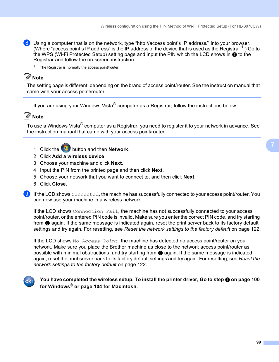 Brother HL 3070CW User Manual | Page 109 / 211