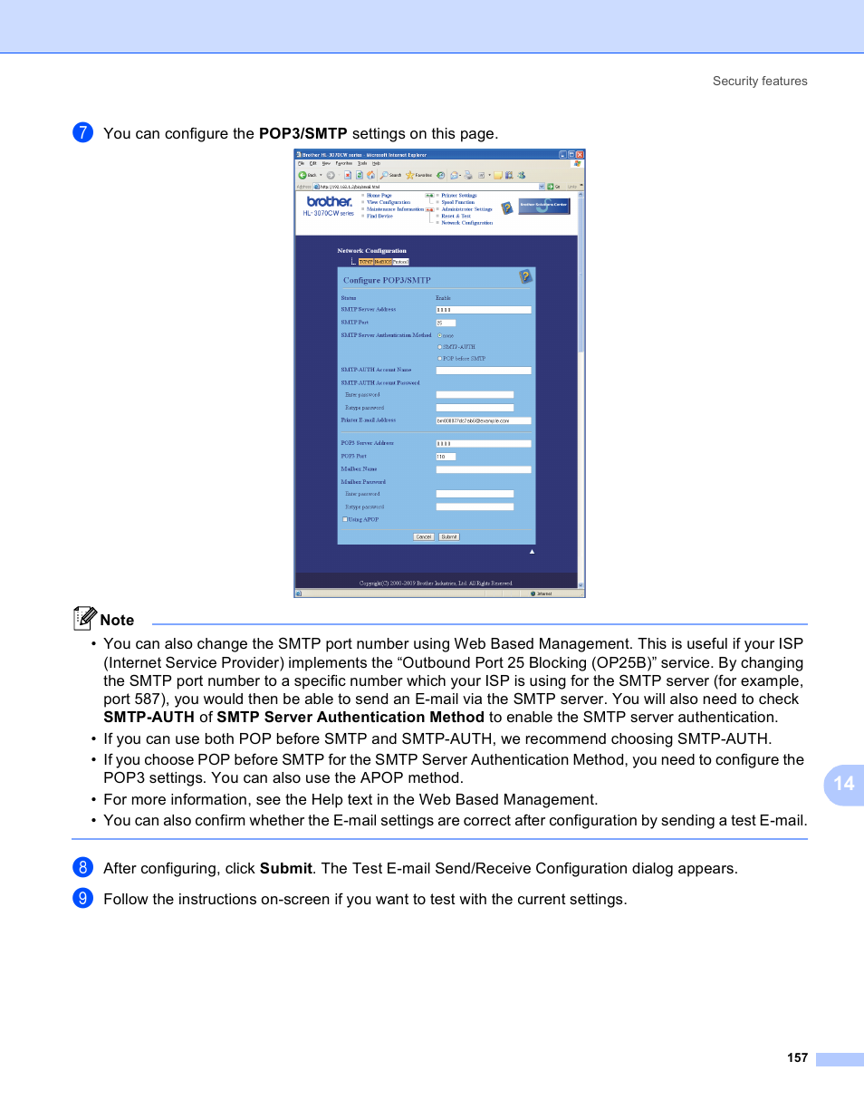 Brother HL 3070CW User Manual | Page 167 / 211