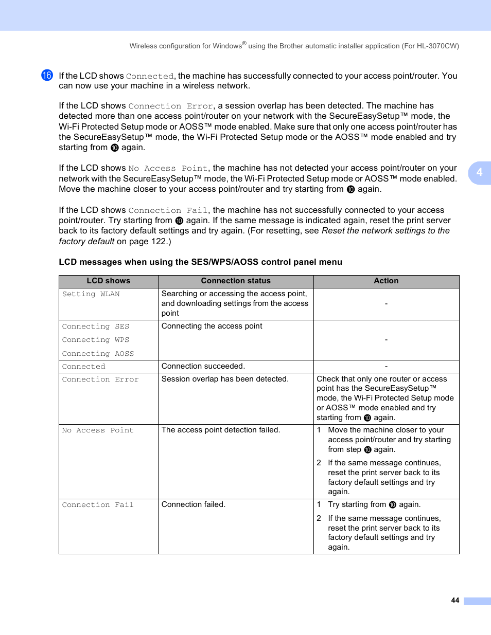 Brother HL 3070CW User Manual | Page 54 / 211