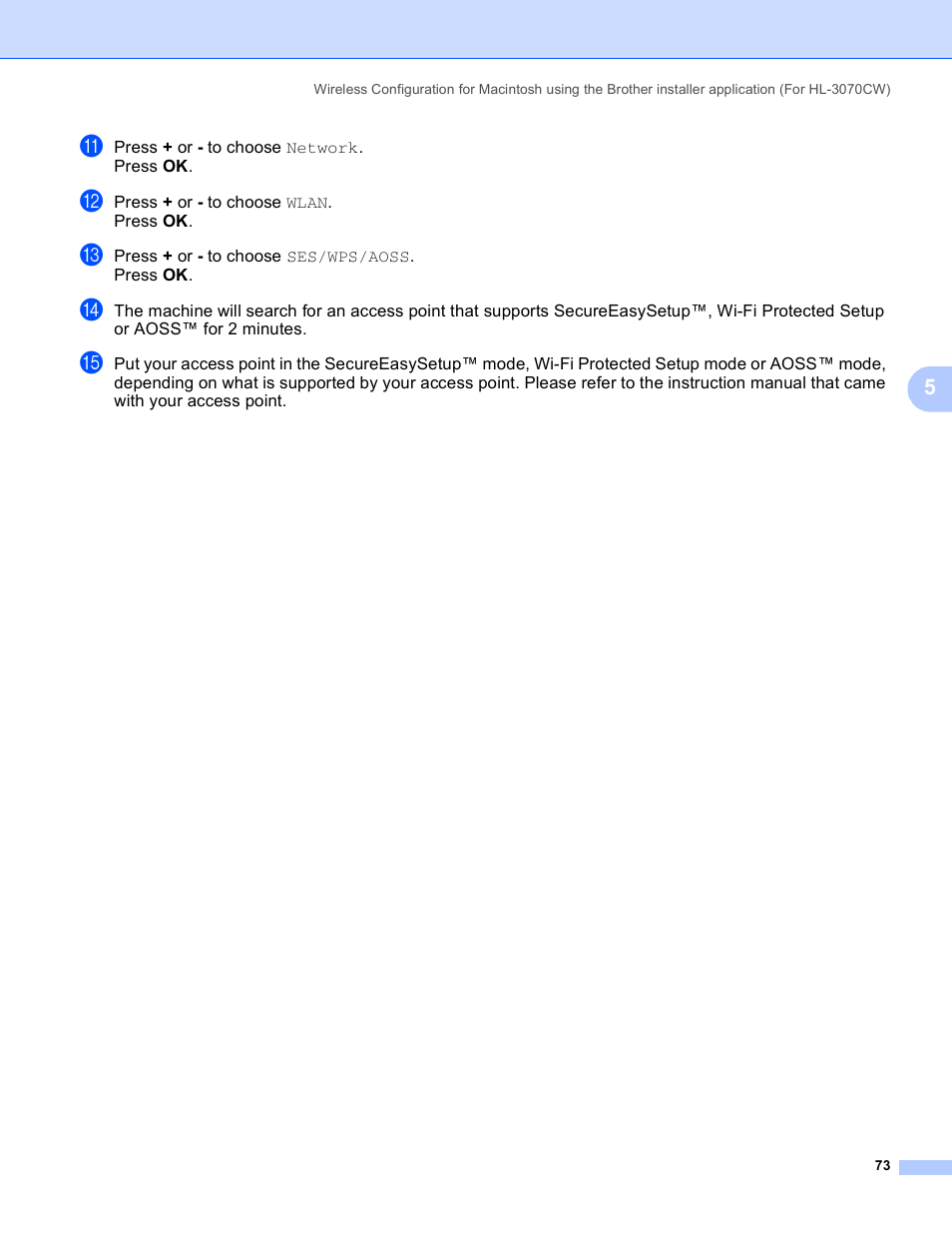 Brother HL 3070CW User Manual | Page 83 / 211