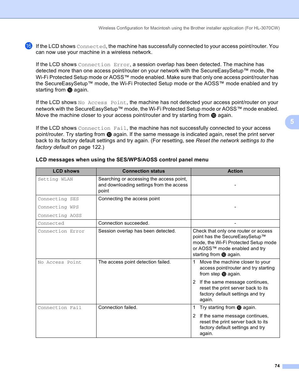 Brother HL 3070CW User Manual | Page 84 / 211