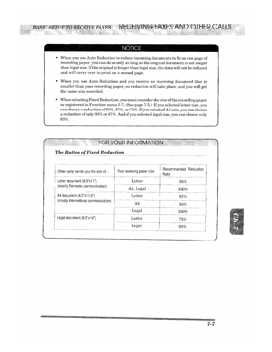 Notice, Information | Brother 2500ML User Manual | Page 79 / 132