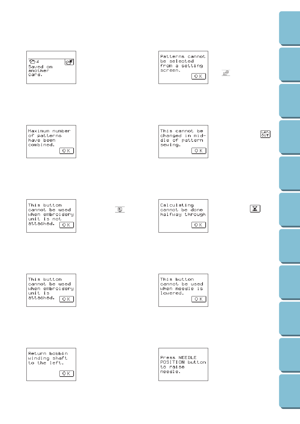 Brother PE 300S User Manual | Page 107 / 111