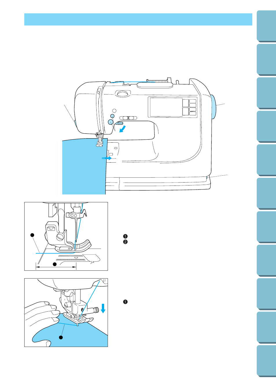 Trial sewing | Brother PE 300S User Manual | Page 28 / 111