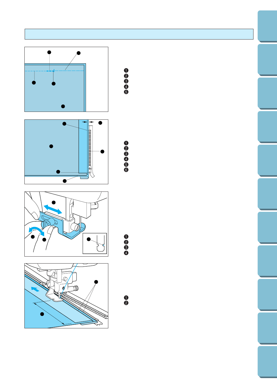 Side application | Brother PE 300S User Manual | Page 60 / 111