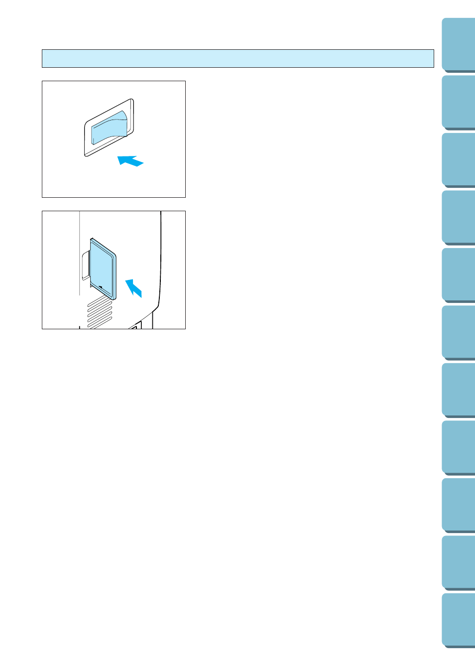 Selecting patterns from a memory card | Brother PE 300S User Manual | Page 74 / 111