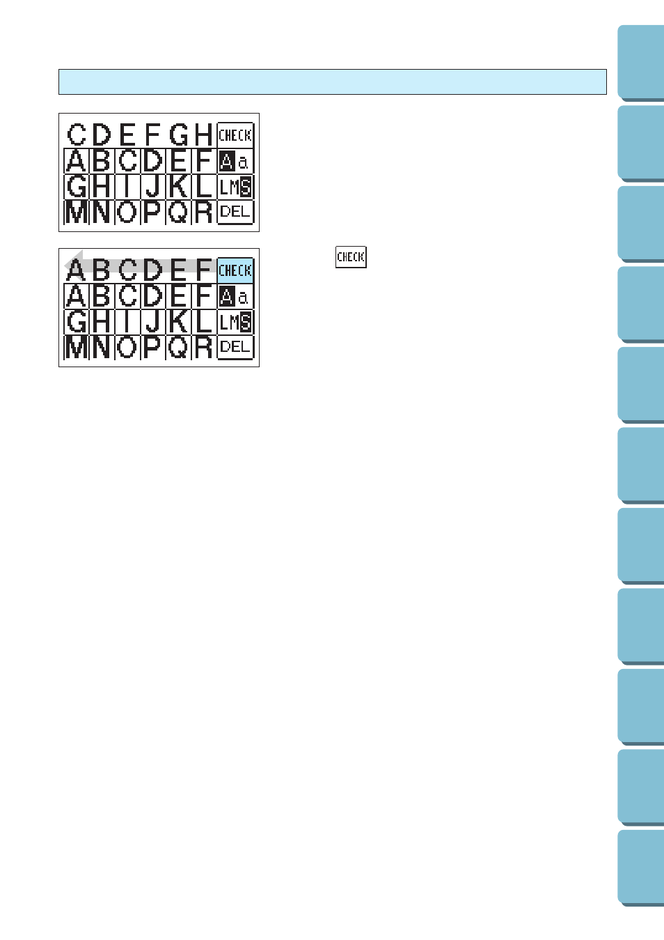 To make words | Brother PE 300S User Manual | Page 76 / 111