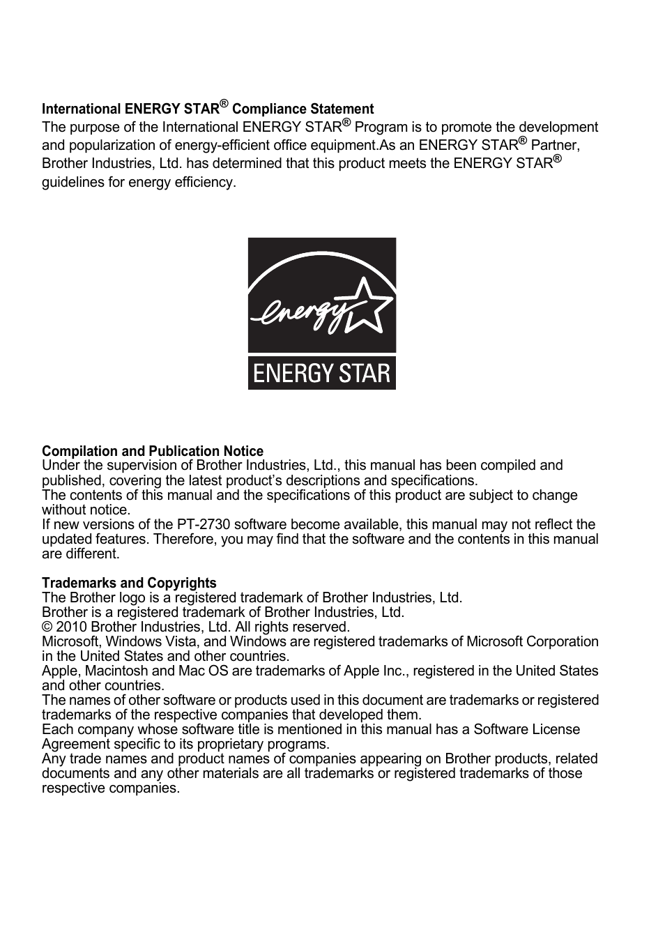 Brother LW6091001 User Manual | Page 4 / 84