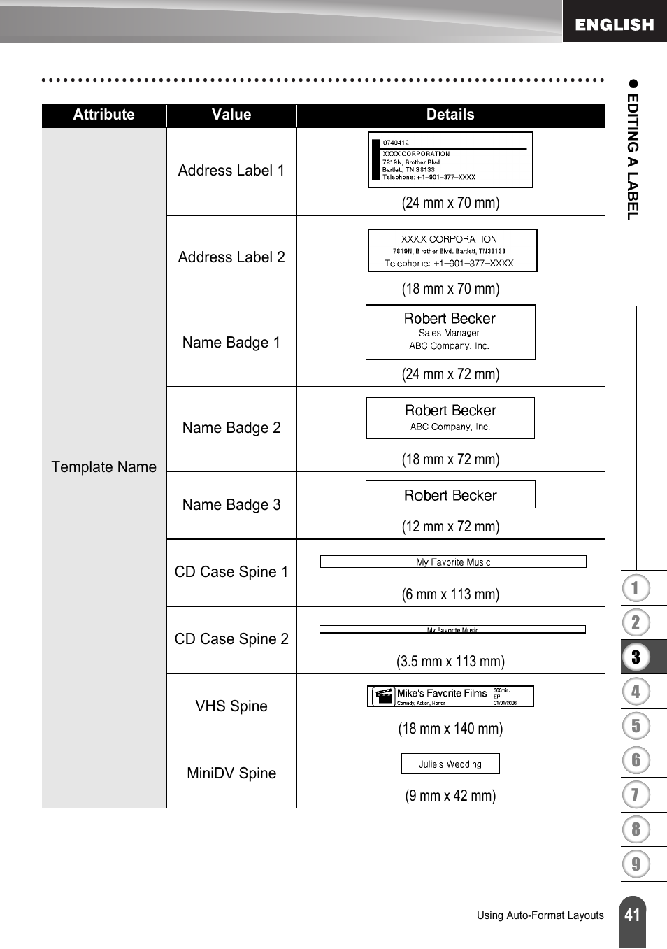 Brother LW6091001 User Manual | Page 45 / 84