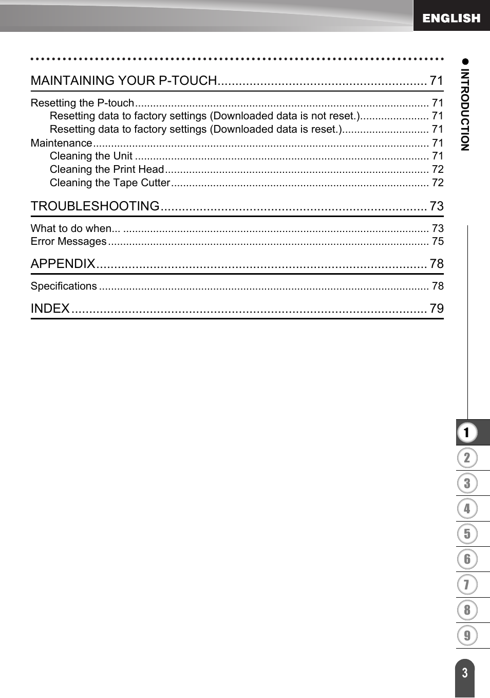 Brother LW6091001 User Manual | Page 7 / 84
