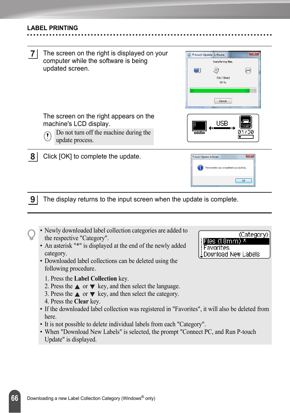 Brother LW6091001 User Manual | Page 70 / 84