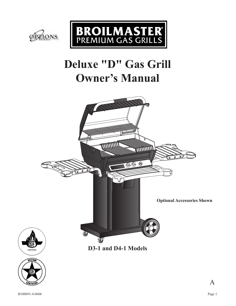 Broilmaster D3-1 User Manual | 24 pages