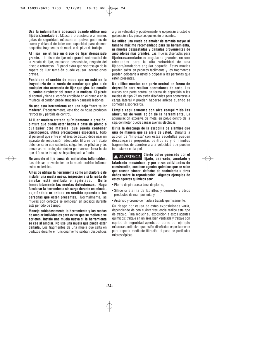 Bosch 1752 User Manual | Page 24 / 32