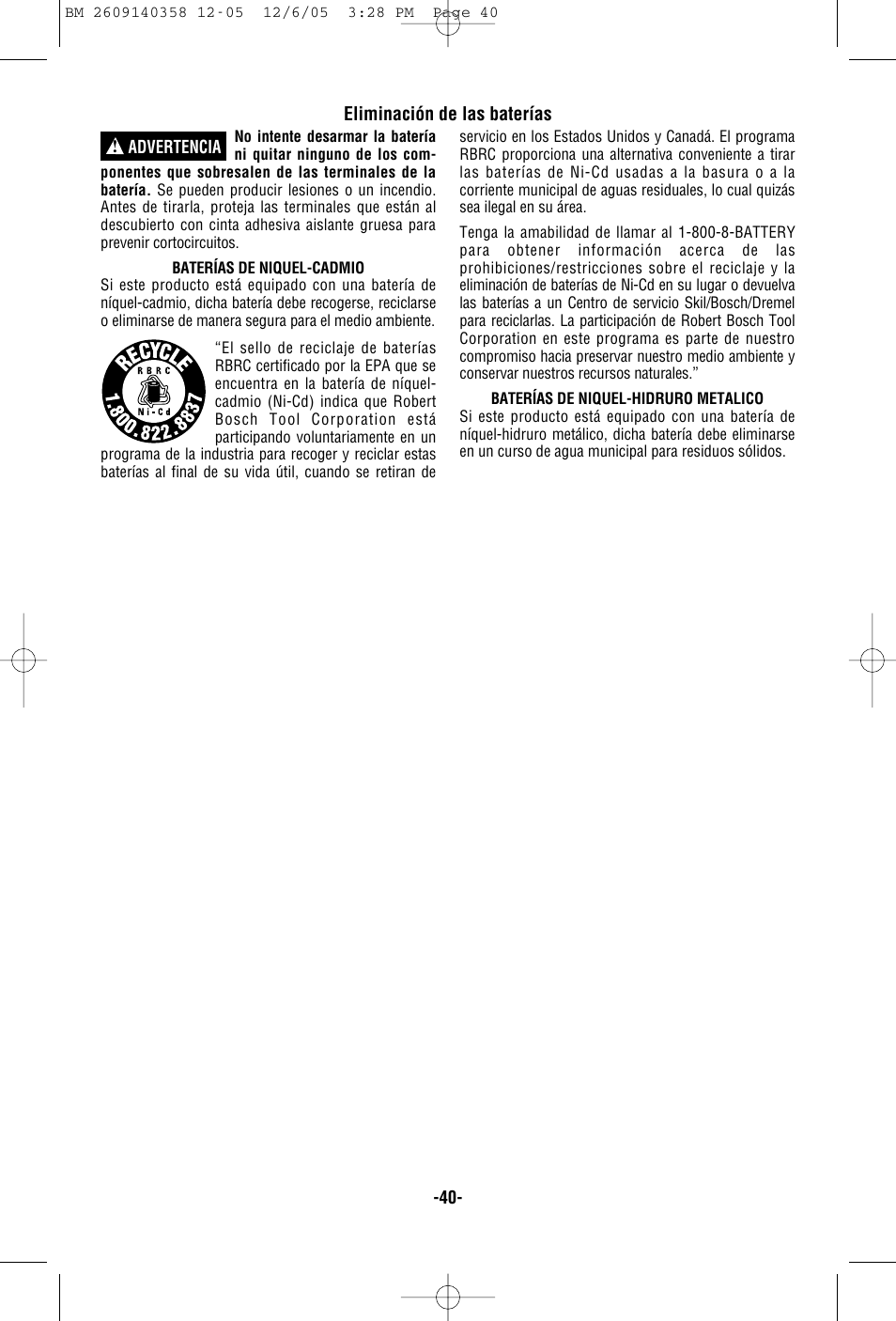 Bosch 23618 User Manual | Page 40 / 56