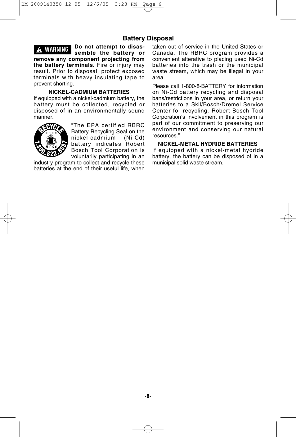 Bosch 23618 User Manual | Page 6 / 56