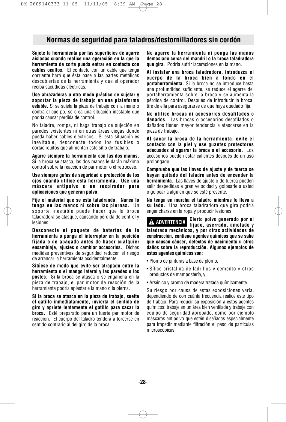 Bosch PS10 User Manual | Page 28 / 40