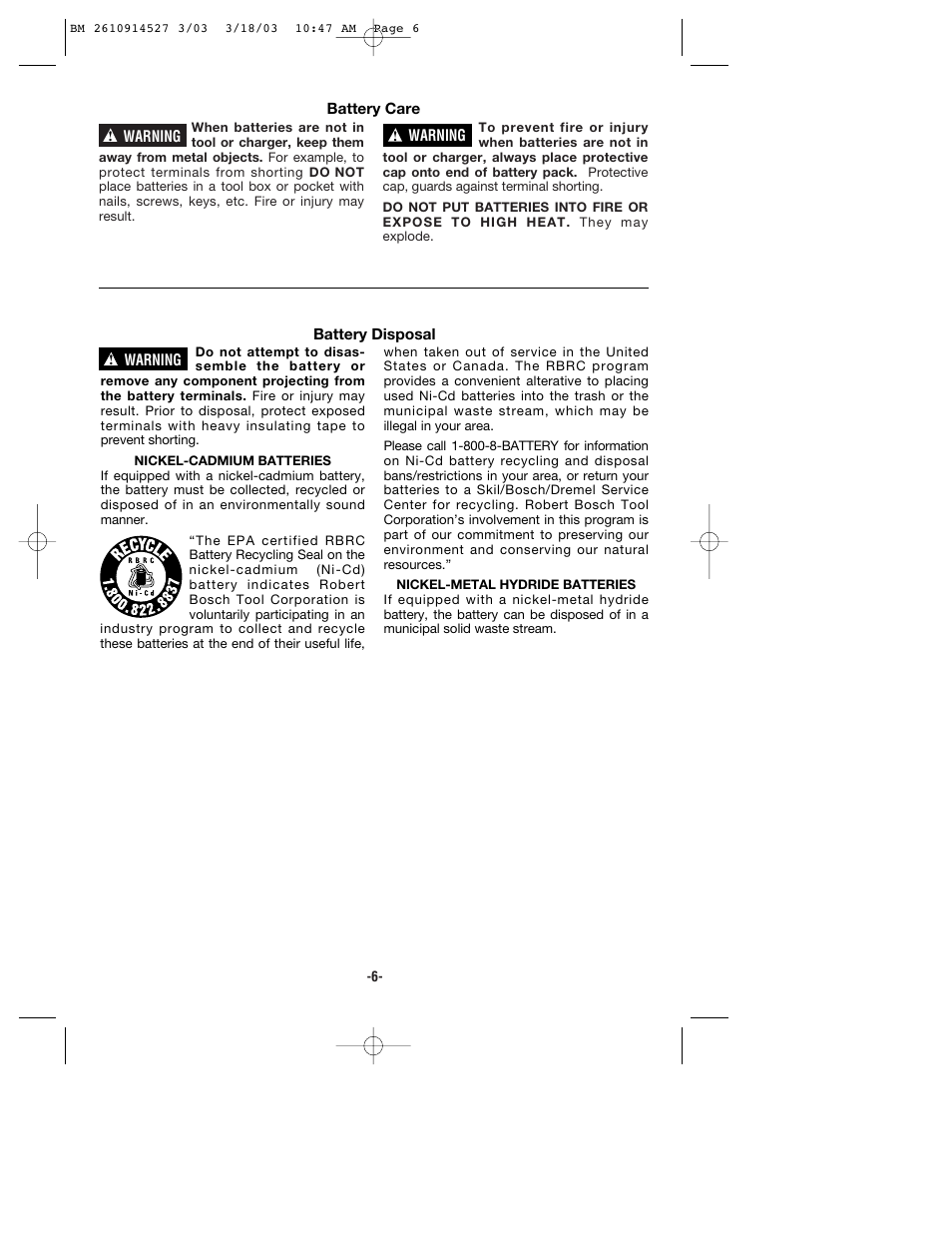 Bosch 1662 User Manual | Page 6 / 44