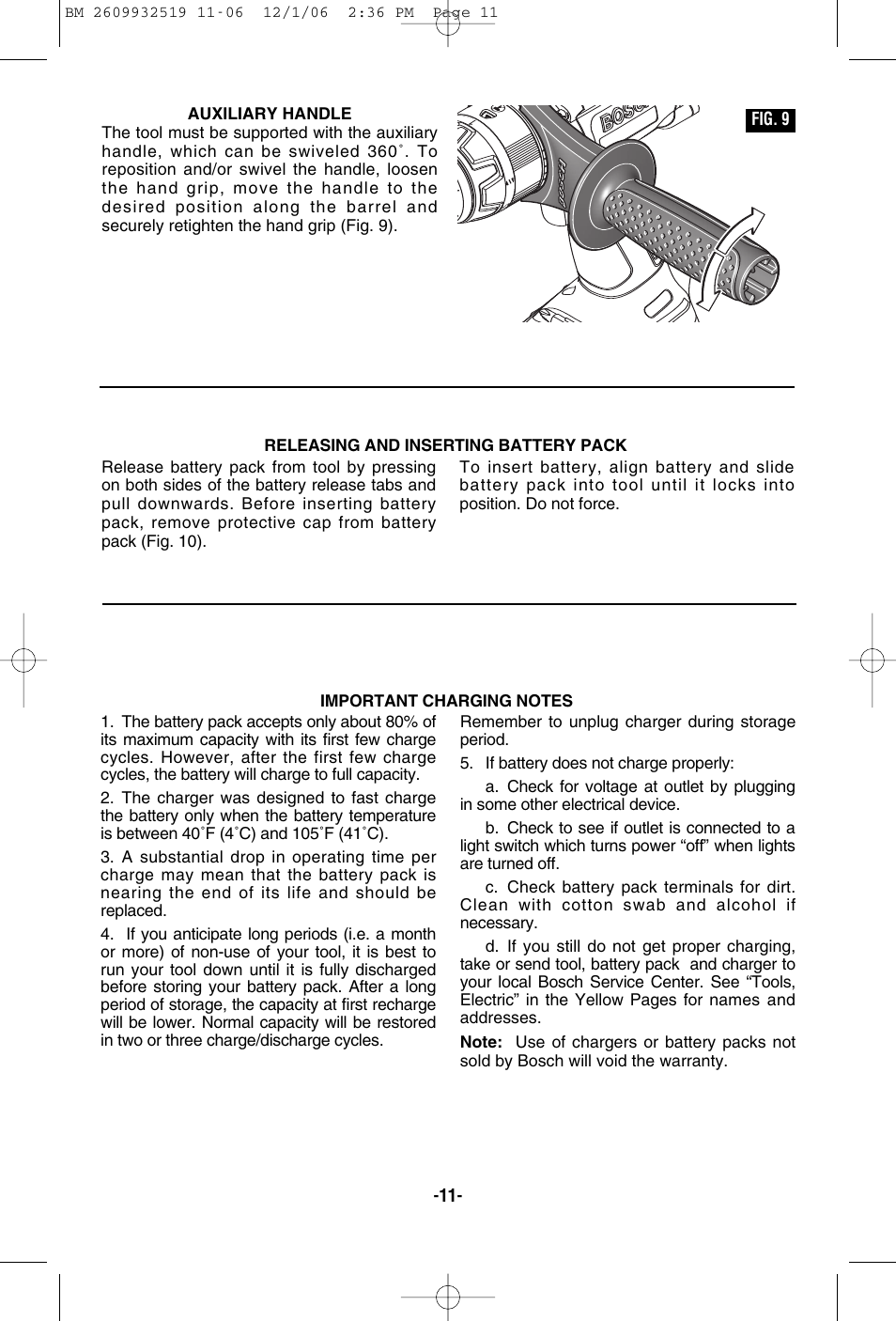 Bosch 15618 User Manual | Page 11 / 56
